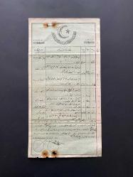 OSMANLI DÖNEM SAMSUN CANİK TAPUSU 1910