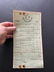 OSMANLI DÖNEM SAMSUN CANİK TAPUSU 1910