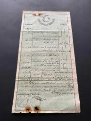 OSMANLI DÖNEM SAMSUN CANİK TAPUSU 1910