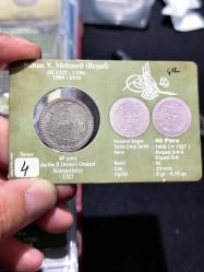 Sultan Reşat 1327/4 Nikel 40 Para Çil