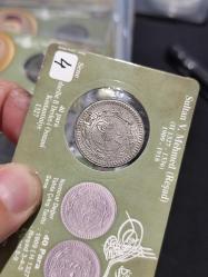 Sultan Reşat 1327/4 Nikel 40 Para Çil