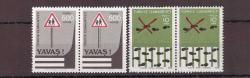 1977 Trafik Konulu Sürekli Seri-Plaka Yazısız ''2831 ve 2833 No'lu Valörler'' 2'li Per Mnh Lüks Pul - TV233