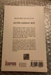 Altın Gözlü Kız Honore de Balzac Yeni Kitap