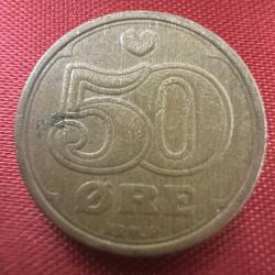 Danimarka 50 Öre 1989