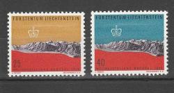 1958 Liechtenstein Dünya Fuarı Brüksel Tam Seri MNH
