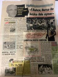 TERCÜMAN GAZETESİ - DOĞUM GÜNÜ HEDİYESİ (TURKISH NEWSPAPPER) - 31 TEMMUZ 1969 - SADECE DÖRT SAYFADIR -Celal Bayar-Fuat Kaçar-R. Üner-H. Aydıner-M. İzmen-Suna San-H. Fahri Ozansoy-Züleyha Münir-Rauf Tamer-D. Wright-Christian Barnard-Saatçigil-Zeki-Kaloperoviç-Metin-Ionescu-Pele-Eski bir şakinin oğlu 3 kişi öldürüp dağa çıktı-Bayar memleket için son sözünü söyledi-Vahim hadiselerin hızı kesilmemiştir-3 Bakan istifa etti yenileri açıklandı-Ayın ilk renkli resmini Tercüman neşrediyor-Bazı siyah noktalar Merihte bitkisel hayata işaret sayıldı-Müze soygunundan Türk Dil Kurumunun dil soygunu-Zeytinburnu Kastamonu şubelerimiz bugünden itibaren hizmetinizdedir-Arabanızın kalbinde yatan aslan-F.Bahçe Bursa ile başka ilde oynar-Şampiyon postu seriyor-Ionescu başkan bir arabulucu Fenerbahçede dargın adam kalmadı-Beşiktaş Bolu’ya 1-0 mağlup oldu-Pele tek maçta 57.500 lira aldı-Dr Christian Barnard eşinden ayrıldı-Müze bekçileri için silah taşıma izni istendi