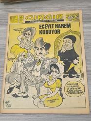 GIRGIR Mizah Dergisi Sayı 110 – Ecevit Harem Kuruyor Kapak – Koleksiyonluk Orijinal Sayı