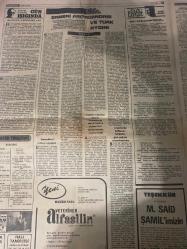 TERCÜMAN GAZETESİ - DOĞUM GÜNÜ HEDİYESİ (TURKISH NEWSPAPPER) - 26 NİSAN 1981 - SADECE DÖRT SAYFADIR -Ahmet Kabaklı-Rauf Tamer-Aydın Erol-Sadun Aren-İsmet Atlı-M Said Şamil-Ödenmiş protestolu senet için af-Fransada bugün başkanlık seçimi yapılıyor-Şehit diplomatlarımızın varisleri tazminat alacak-4 kişinin katili evde yaptırdığı özel bölmede yakalandı-Çeşitli bölgelerde son 3 gün içinde 18 bin silah 114 bomba bulundu-Lale festivali Emirgan korusunda şenliklerle başladı-Ermeni propagandası ve Türk aydını-Eski parlamenterler-Büyük bir yol ihalesi var nasıl katılabilirsiniz-Yolunu Hisarbank biliyor-G Saray 2 Trabzon 1-Lider İstanbulda zor bir gün yaşadı-Avrupa serbest güreş şampiyonası-Minderden silindik-Sahane oynayan Kıyaş Mönchengladbach Stuttgartın ilk golünü attı-Tirekeden Bilde cevap-Gerçekçi gerçekler-Bild ve bizimkiler-Değişen bir şey yok