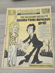 GIRGIR Mizah Dergisi Sayı 138 – TRT Semiha Yankı Kapak – Koleksiyonluk Orijinal Sayı