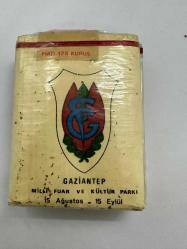 1973 Gaziantep Milli Fuar ve Kültür parkı midi boy sigara pakedi kapalı dolu açılmamış kolleksiyonluk ÇÇT