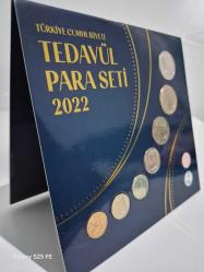 2022 Darphane Madeni   içinde  Hatıra Gümüş 1 Türk Lirası dahil orjinal Set