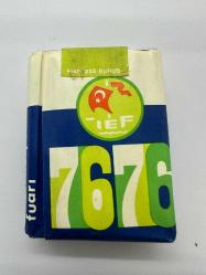 1976 İzmir Enternasyonal fuarı Tekel midi sigara pakedi dolu açılmamış kolleksiyonluk