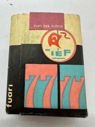 1977 İzmir Enternasyonal fuarı Tekel midi sigara pakedi dolu açılmamış kolleksiyonluk