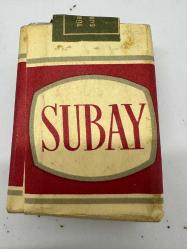 LOT.1 » 1960 Dönemi Subay Sigara pakedi  dolu açılmamış orta kondüsyon kolleksiyonluk