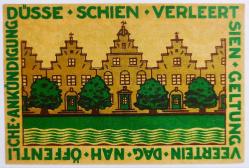 Almanya Asırlık Notgeld 75 Pfenning..((1921))