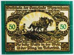 Avusturya Asırlık Notgeld 50 Heller..((1920))