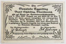 Avusturya Asırlık Notgeld 30 Heller..((1920))