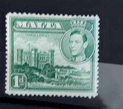 İngiliz Yönetimindeki Malta 1938 - damgasız