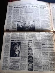 Cumhuriyet Gazetesi - Turkish Newspaper - 21 Haziran 1994 - Meclis DGM başsavcısı Nusret Demiral'a direniyor - DEP kökenli iki bağımsız milletvekili Selim Sadak ve Sedat Yurtdaş hakkında gözaltı talimatı - Mahmut Alınak Avrupa'daki DEP'lilere sert çıktı - kerbela şehitleri kanlı anıldı Fotoğrafı - Tofaş fiyat düşürdü - ÖYS deneme sınavı - DGM İddianamesi İBDA- C PKK'ye destek veriyor - Tansu Çiller'in serveti gayrimeşru - elektrik ampulü gibi laiklik yazan İlhan Selçuk - SHP Onursal Başkanı Erdal İnönü laiklikten ödün veremeyiz - özelleştirme kamu mülkü haraç mezat yazan Aydın Engin - Yahya Demirel'e 2.7 trilyonluk teşvik - Riyad Yemeni görmek istiyor - Türklerin Orta Asya düşü söndü - Yepes'in büyülü gitarı CRR'de fotoğraf - televizyonda günün filmleri - Efes Pilsen Obradoviç ile anlaştı ama sırp federasyonu izin vermedi - ABD 94 Dünya kupasında sürprizler yaşanıyor - eşcinsel olimpiyatı futbolu bastırdı - Galatasaray Salzburg'un kalecisi Conrad ile prensipte anlaştı
