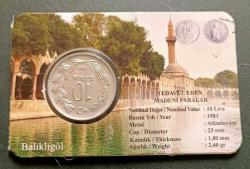 1981 10 Lira Kendi Özel Tanıtım Kitinde