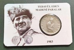 1983 10 Lira Kendi Özel Tanıtım Kitinde Nadir yıl
