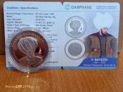 2.BAYEZİD OSMANLI PADİŞAHLARI SERİSİ NO:8 HATIRA PARA