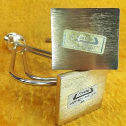 KOREM 24K GOLD & SILVER PLATED JERUSALEM , DAMLA FORMLU BİR ÇİFT ŞAMDAN