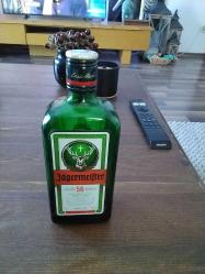 JAGERMEISTER LİKÖR ŞİŞESİ ALMANYA'dan  (BOŞ ŞİŞE) 0,5 lt