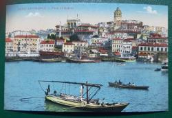 Osmanlı Dönemi İtalya Baskısı Pera Galata Görünüm Kartpostal
