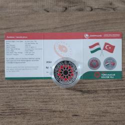 DARPHANE 2024 Türk Macar Kültür Yılı Gümüş Hatıra Parası