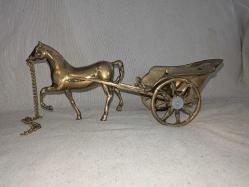 (No37) Pirinç At ve Arabası