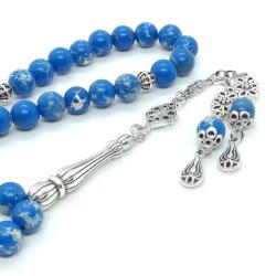 8 mm Varisit Taşlı, 33'Lük, Özel Tasarım Püsküllü Tespih