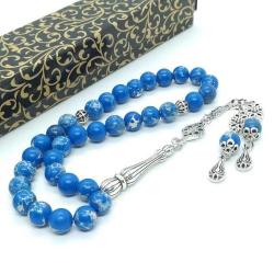 8 mm Varisit Taşlı, 33'Lük, Özel Tasarım Püsküllü Tespih