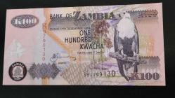 2006 YILI ZAMBİYA 100 KWACHA HİÇ KULLANILMAMIŞ