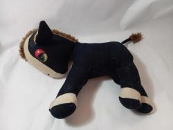 ViNTAGE peluş eşek. gözünün biri yok