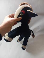 ViNTAGE peluş eşek. gözünün biri yok