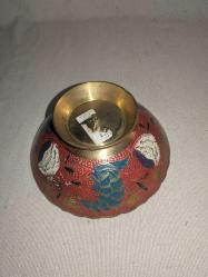 (No47) El İşi Pirinç Kase Şekerlik