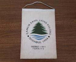 ÇAMLIK SAHİL LİONS  KULÜBÜ FLAMA ROZET - MADALYA ( İMZALI ) C4459