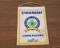 ÇINAR DİBİ LİONS KULÜBÜ FLAMA ROZET - MADALYA ( İMZALI ) C4461