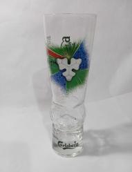 Carlsberg bardak. Futbol topu figürlü 0.3 lt nadir