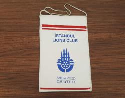 İSTANBUL TÜRKİYENİN İLK LİONS KULÜBÜ FLAMA ROZET - MADALYA ( İMZALI )  C4469