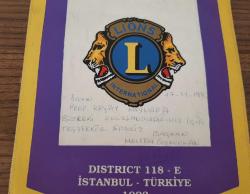 KAZLI ÇEŞME LİONS KULÜBÜ FLAMA ROZET - MADALYA ( İMZALI )  C4470