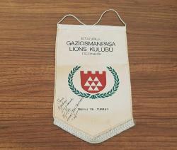 GAZİOSMANPAŞA LİONS KULÜBÜ FLAMA ROZET - MADALYA ( İMZALI )  C4472