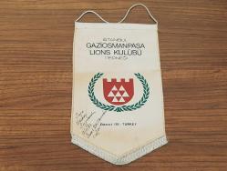 GAZİOSMANPAŞA LİONS KULÜBÜ FLAMA ROZET - MADALYA ( İMZALI )  C4472