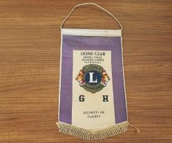 GÜZEL HALİÇ LİONS KULÜBÜ FLAMA ROZET - MADALYA ( İMZALI )  C4475