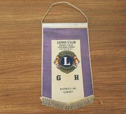 GÜZEL HALİÇ LİONS KULÜBÜ FLAMA ROZET - MADALYA ( İMZALI )  C4475