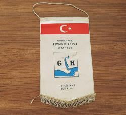 GÜZEL HALİÇ LİONS KULÜBÜ FLAMA ROZET - MADALYA ( İMZALI )  C4475