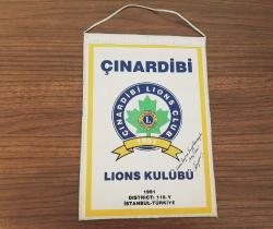 ÇINARDİBİ LİONS KULÜBÜ FLAMA ROZET - MADALYA ( İMZALI ) C4479