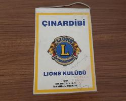 ÇINARDİBİ LİONS KULÜBÜ FLAMA ROZET - MADALYA ( İMZALI ) C4480