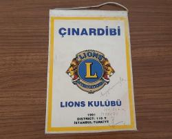 ÇINARDİBİ LİONS KULÜBÜ FLAMA ROZET - MADALYA ( İMZALI ) C4480